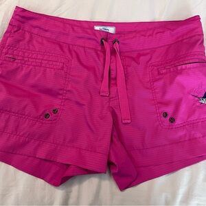 Guy Harvey Hot Pink Drawstring Athletic Shorts